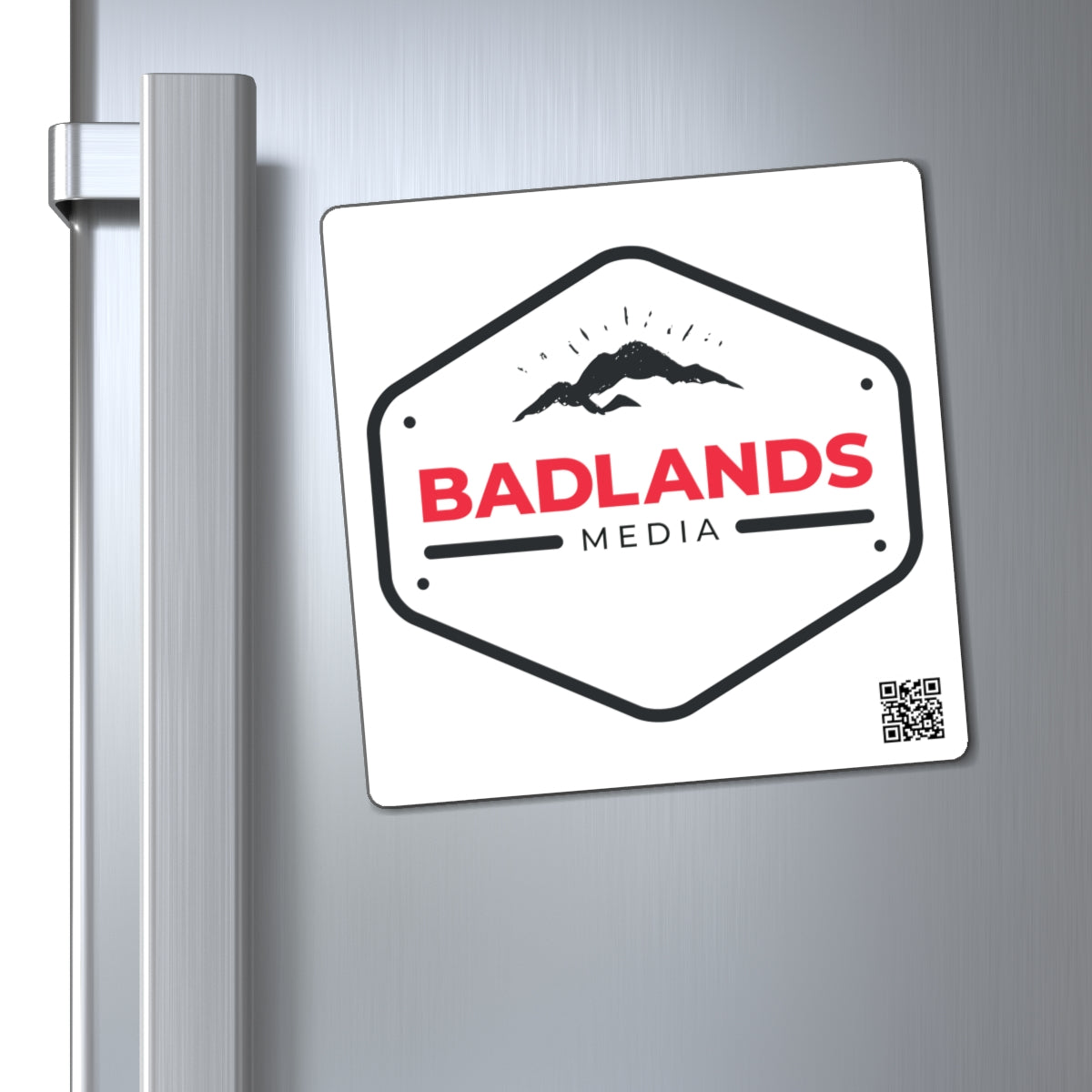 Badlands Media Square Magnet