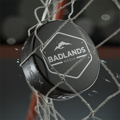 Badlands Media Hockey Puck