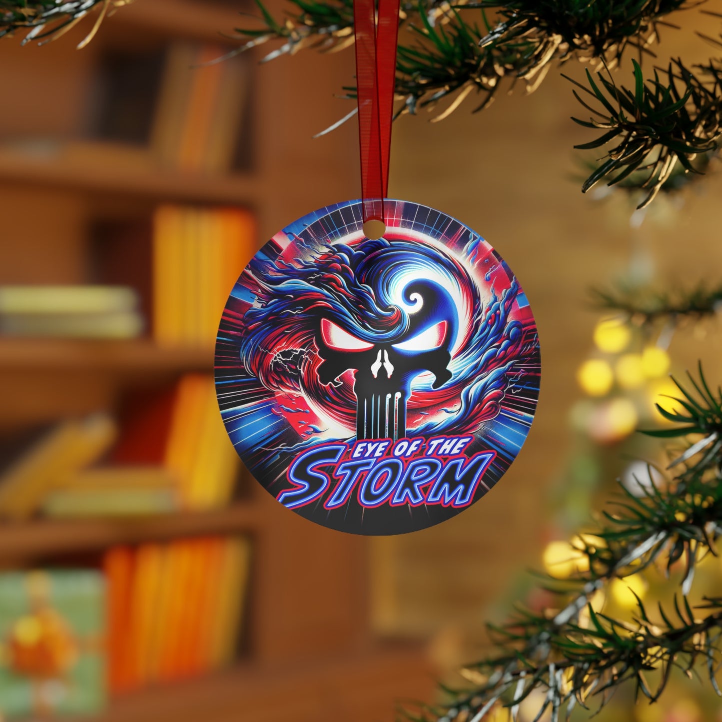 Eye of the Storm Metal Ornament