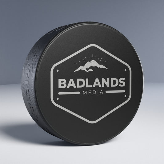 Badlands Media Hockey Puck