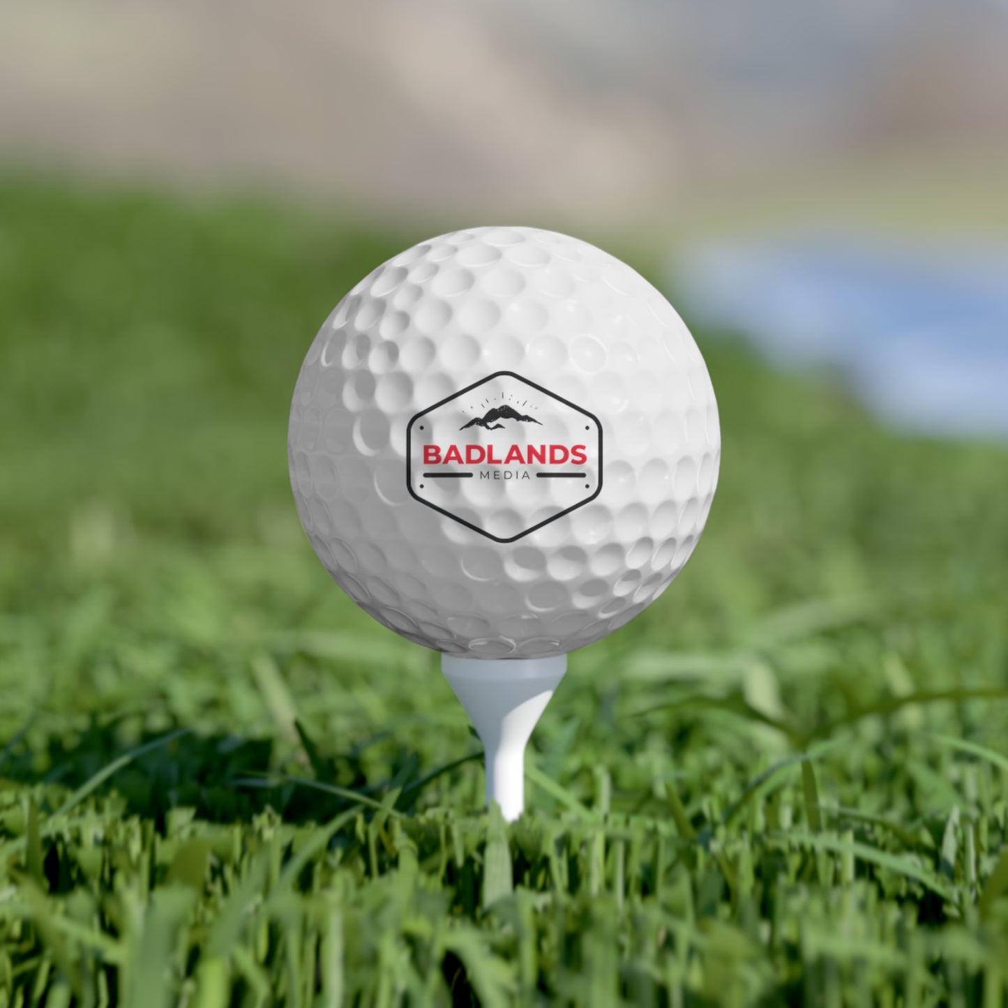 Badlands Media Golf Balls, 6pcs