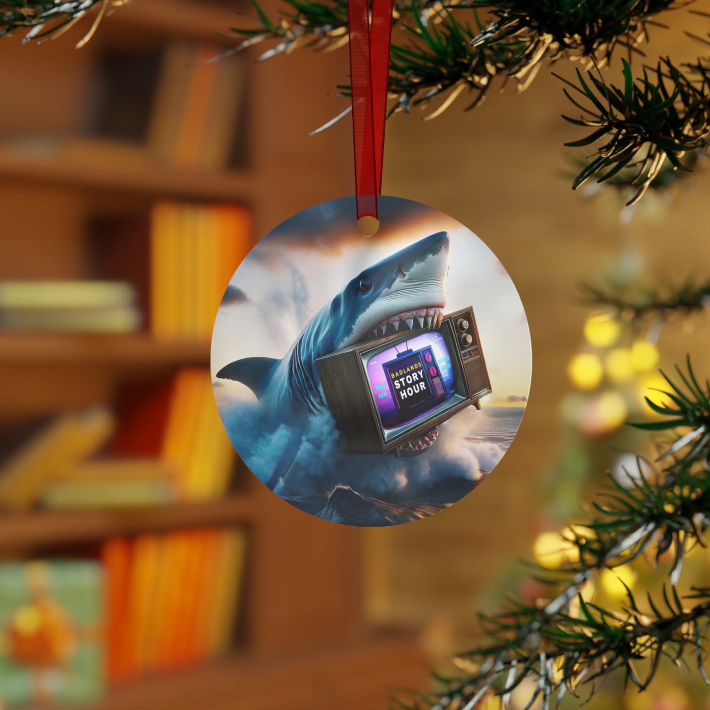 Badlands Story Hour Metal Ornament