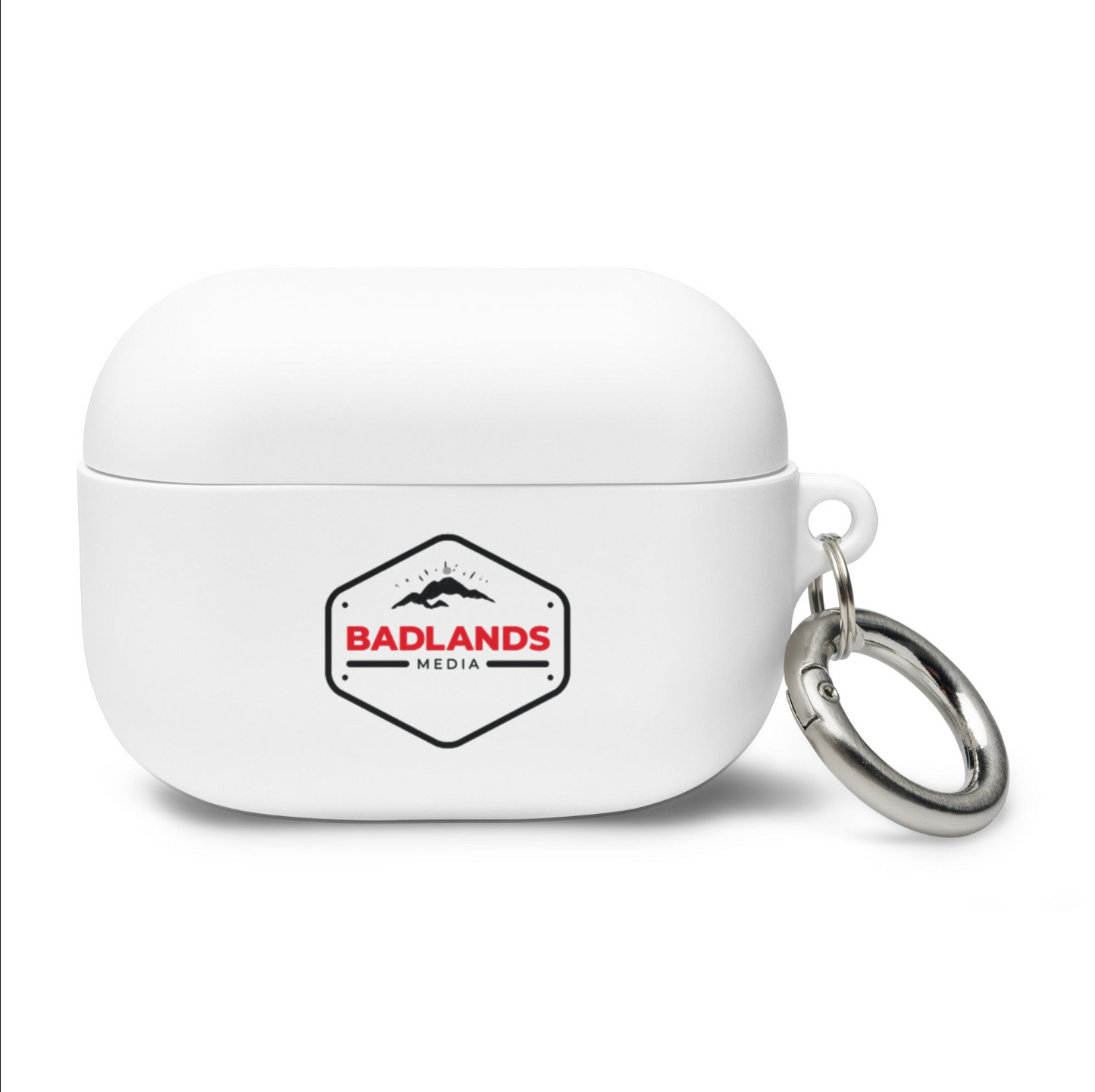 Badlands Rubber Case for AirPods® (red/blk logo)