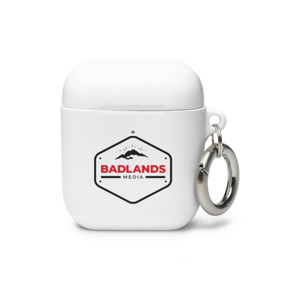 Badlands Rubber Case for AirPods® (red/blk logo)