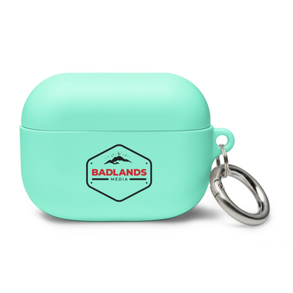 Badlands Rubber Case for AirPods® (red/blk logo)