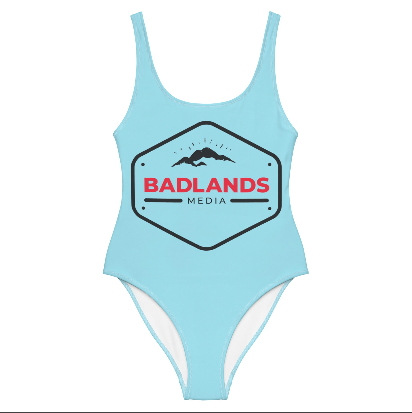 Badlands One-Piece Swimsuit in blue raspberry