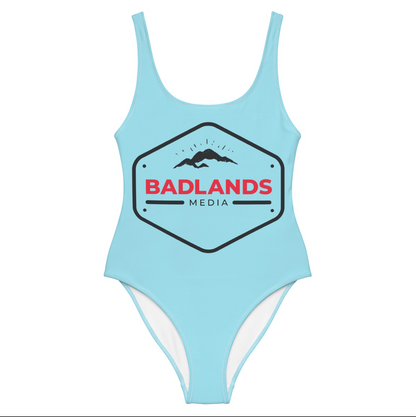 Badlands One-Piece Swimsuit in blue raspberry