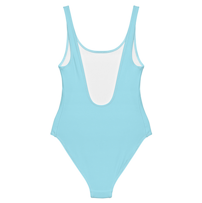 Badlands One-Piece Swimsuit in blue raspberry