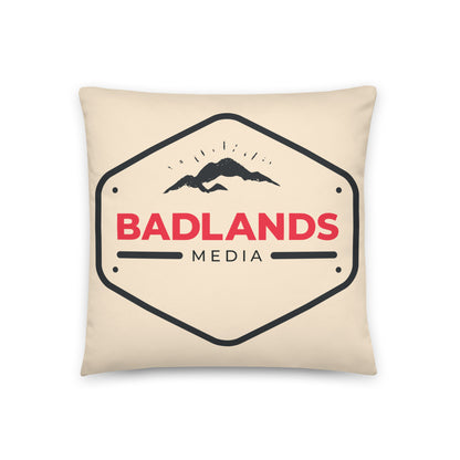 Badlands Square Pillow in cream