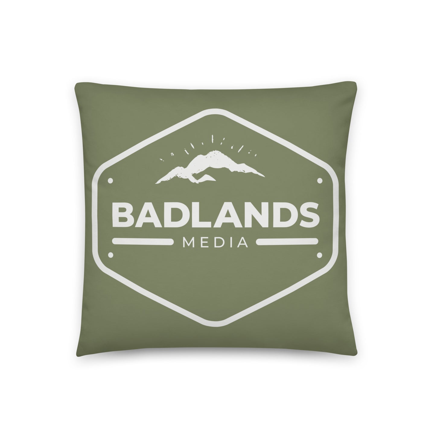 Badlands Square Pillow in army