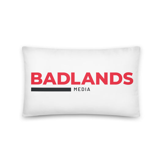 Badlands Lumbar Pillow in white