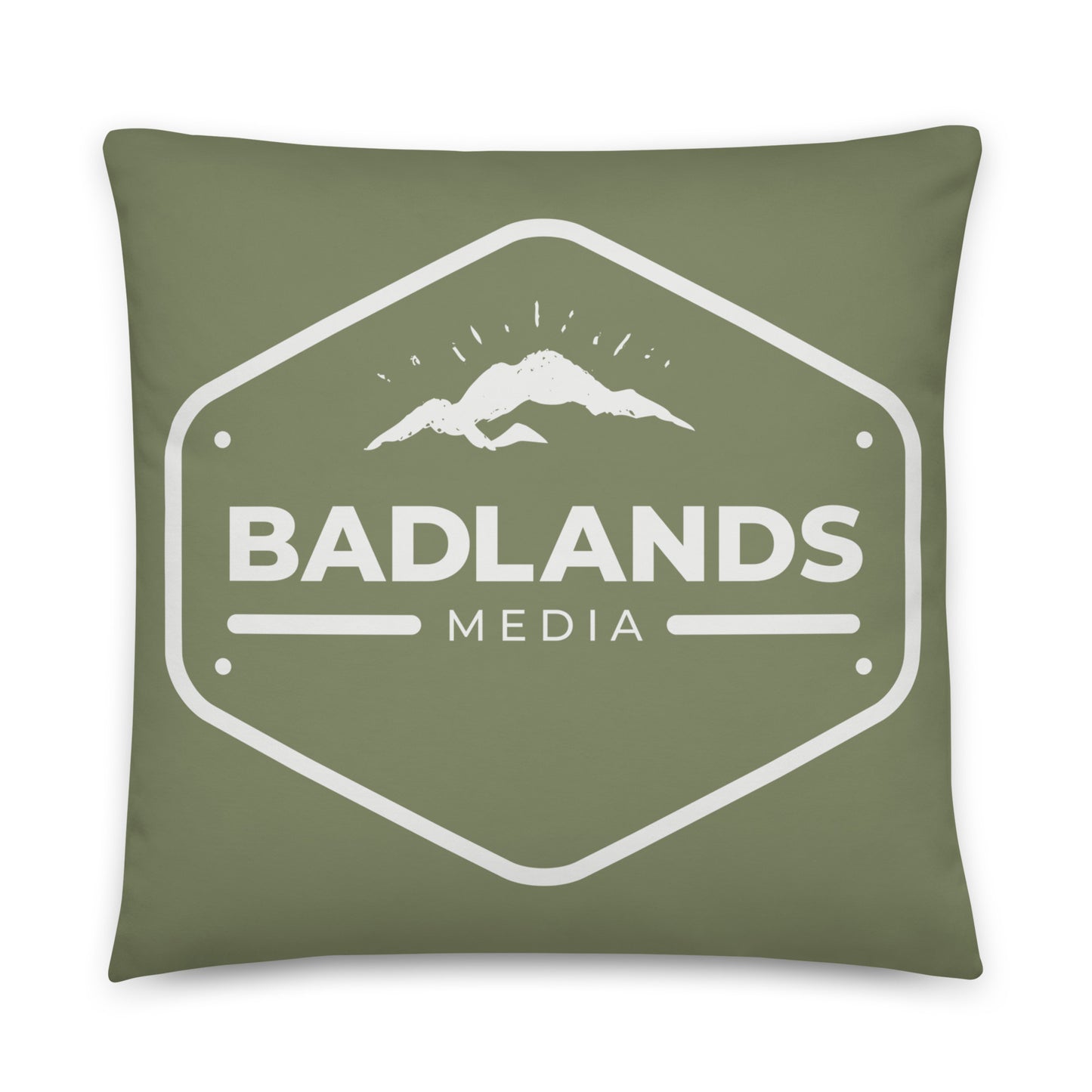 Badlands Square Pillow in army