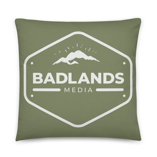 Badlands Square Pillow in army