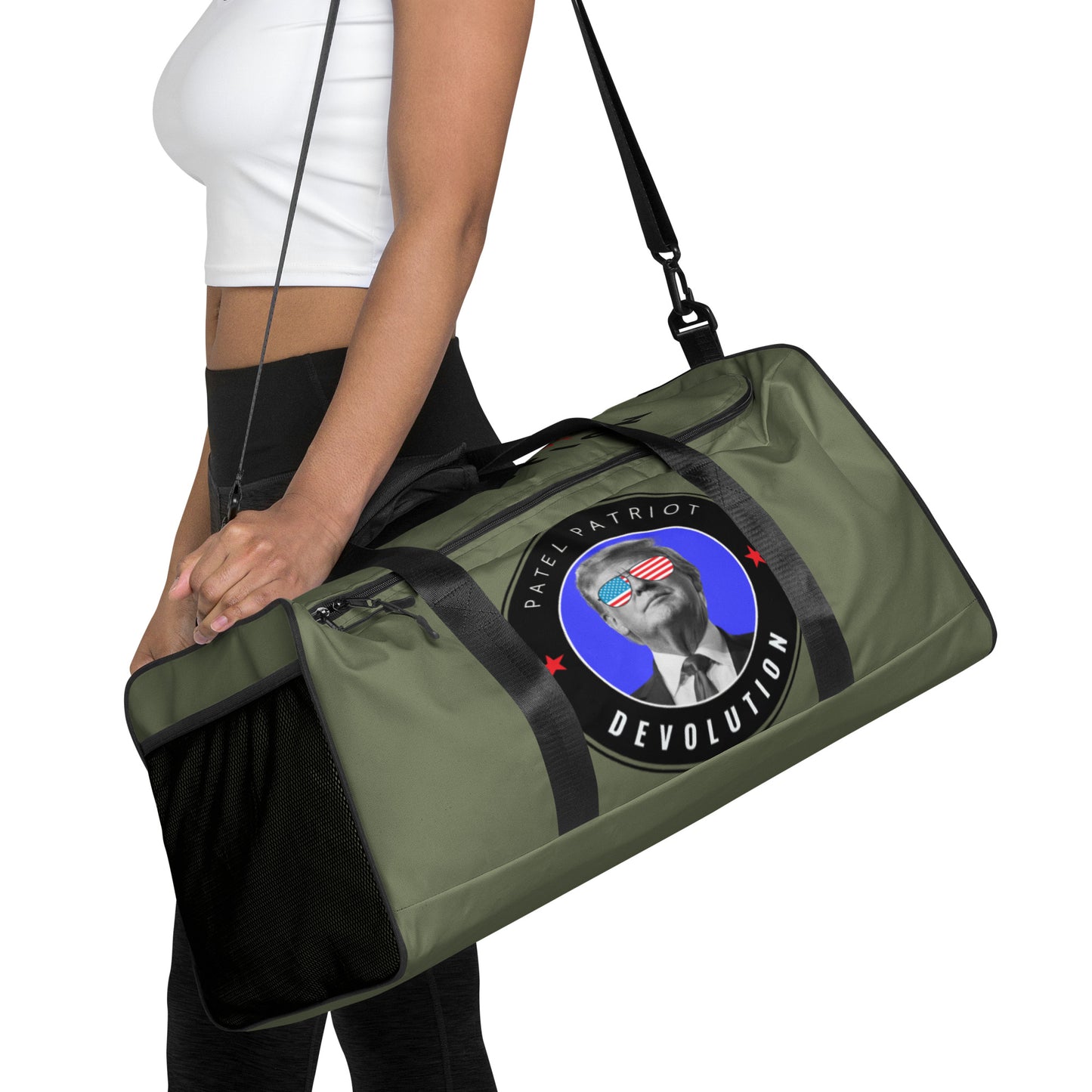 Trump Devolution Duffle bag (army)