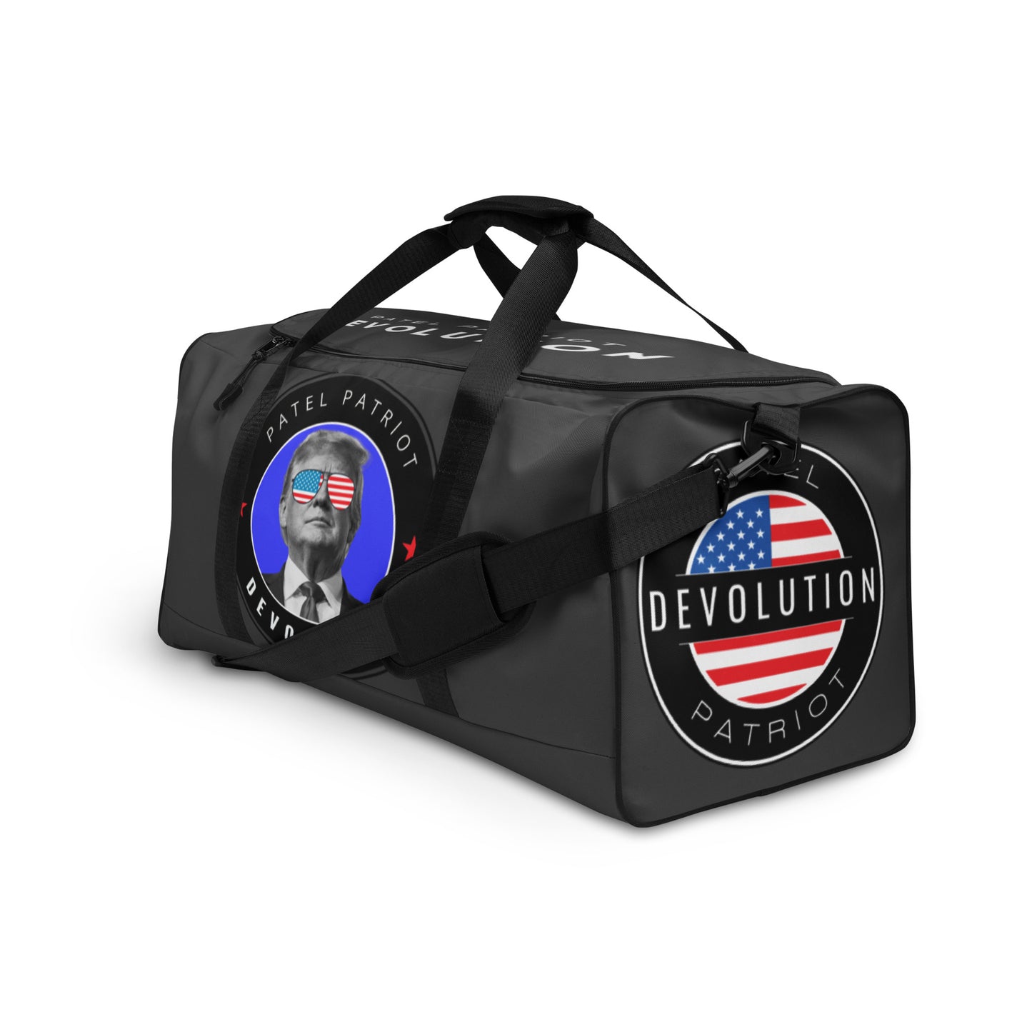 Trump Devolution Duffle bag (charcoal)