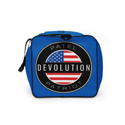 Trump Devolution Duffle bag (electric blue)