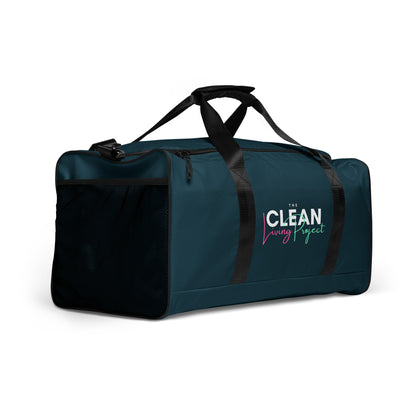 The Clean Living Project Duffle Bag (teal)