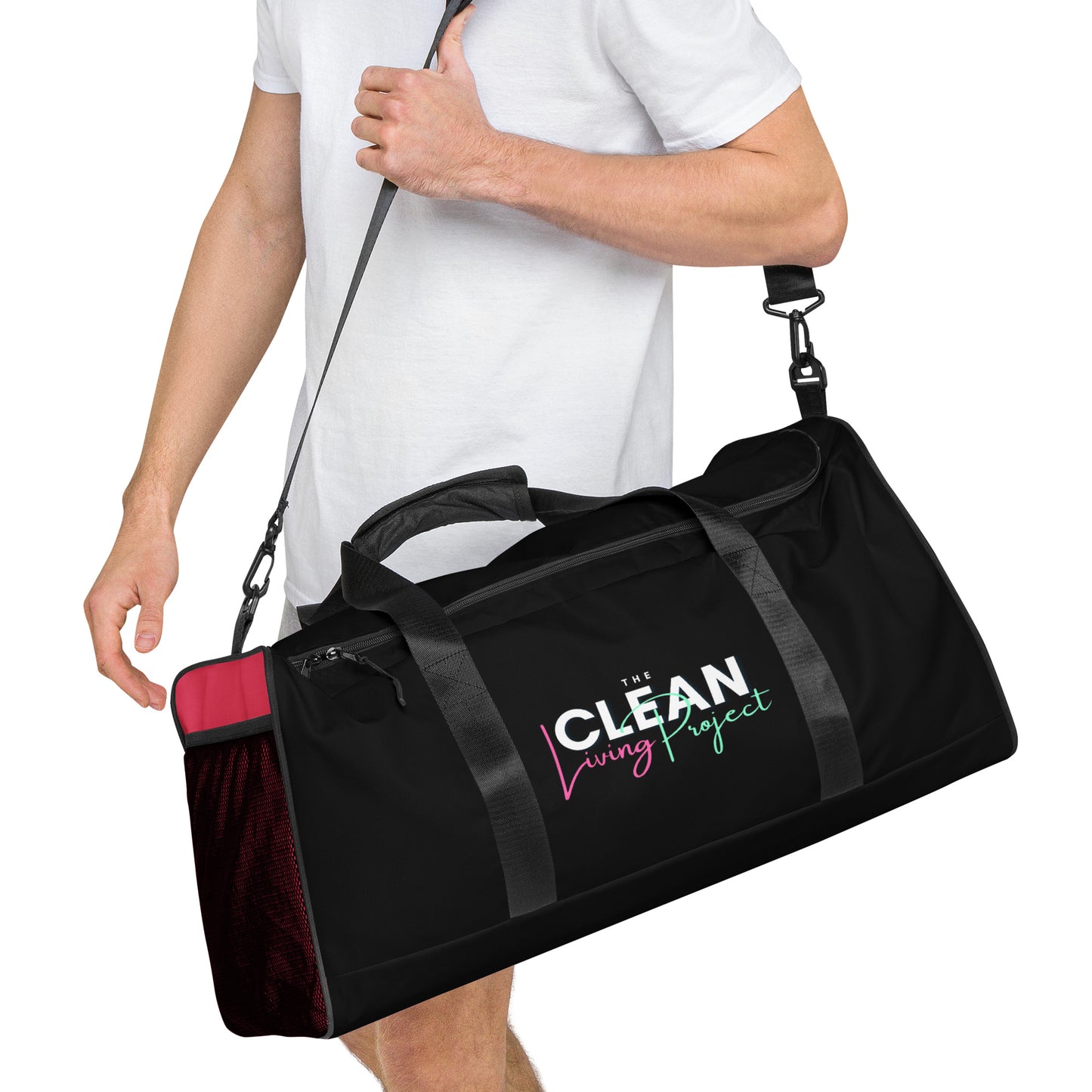 The Clean Living Project Duffle Bag (black)