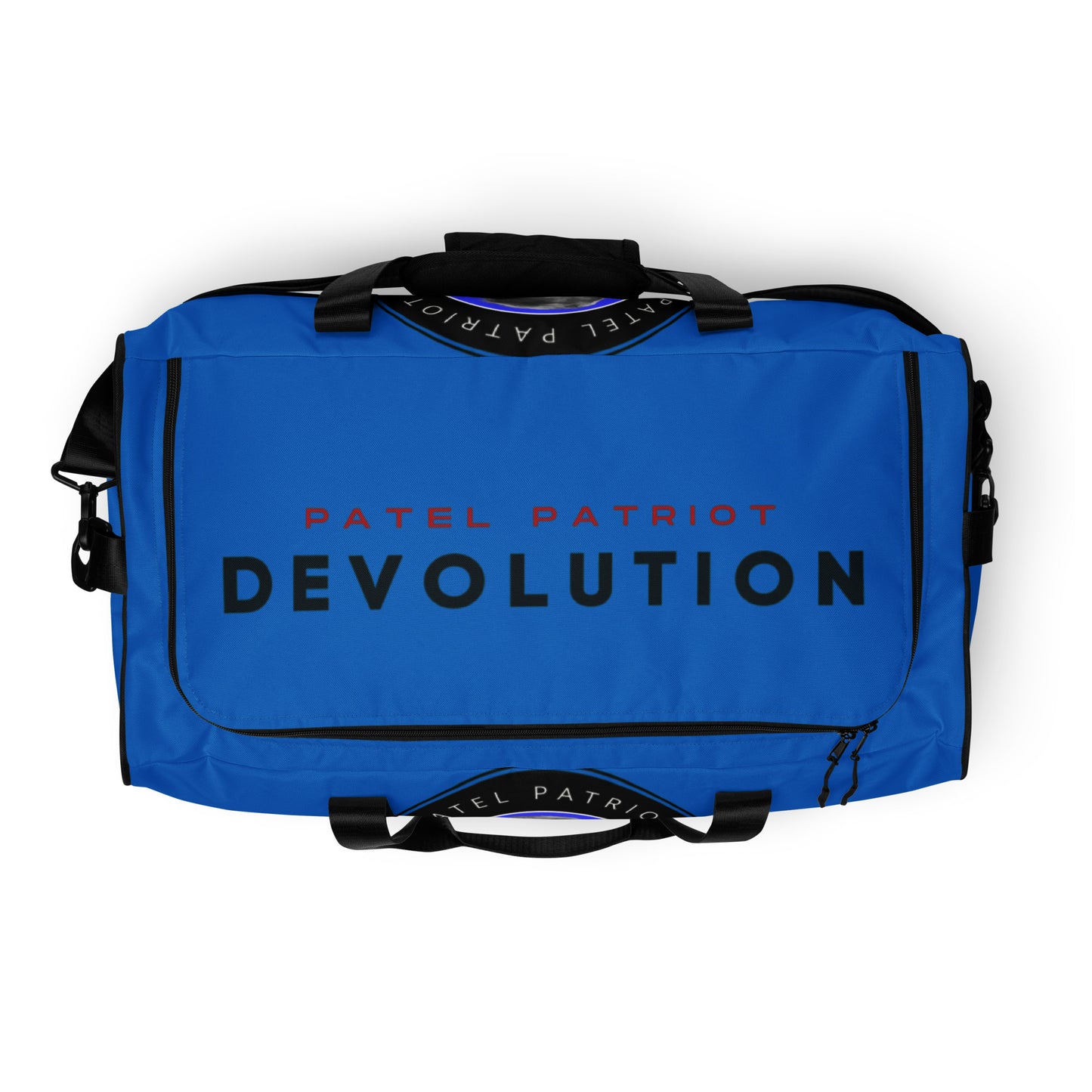 Trump Devolution Duffle bag (electric blue)