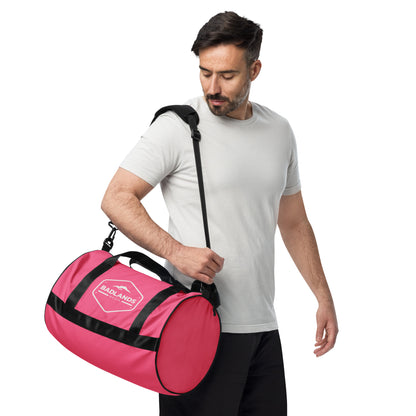 Badlands Medium Duffle Bag in bubble gum