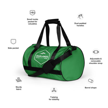 Badlands Medium Duffle Bag in kelly green