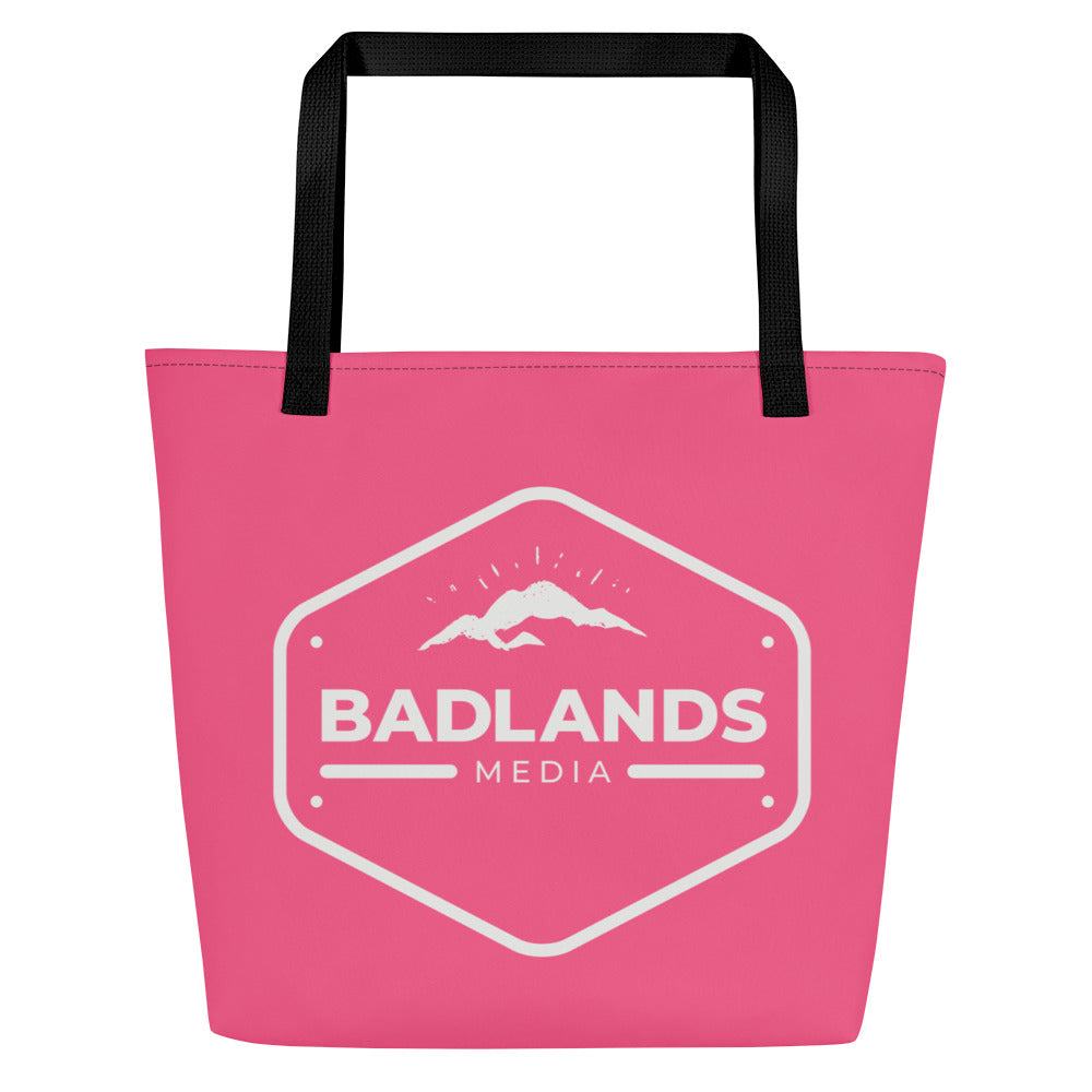 Badlands Extra Large Tote in bubble gum