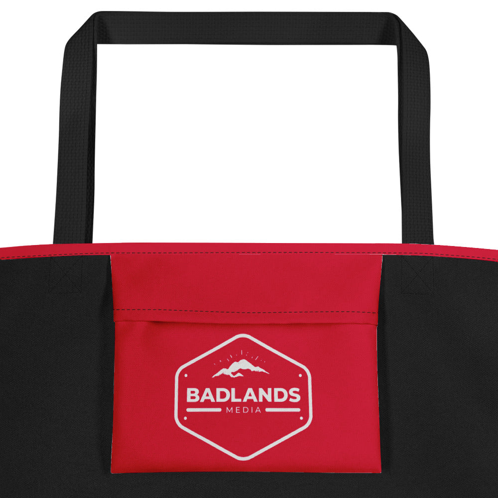 Badlands Extra Large Tote in cherry