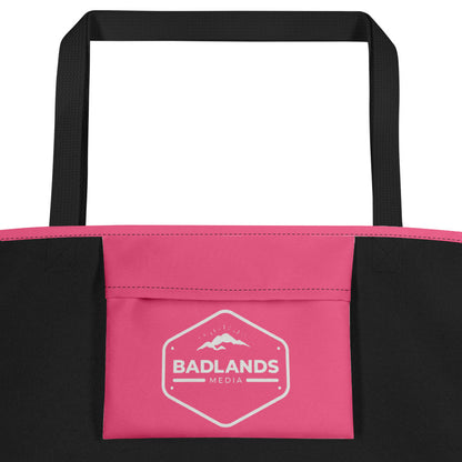 Badlands Extra Large Tote in bubble gum