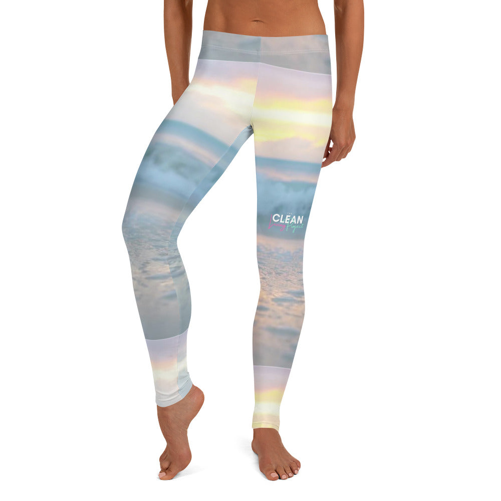 The Clean Living Project Leggings (waves)