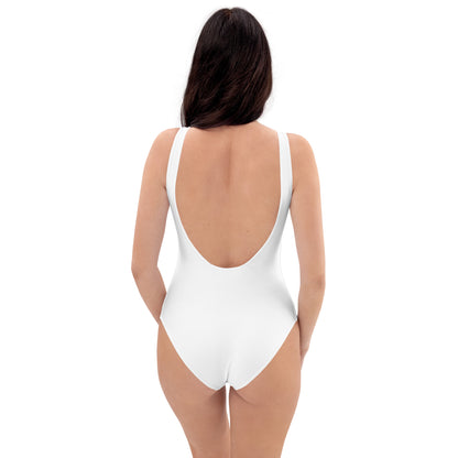 Badlands One-Piece Swimsuit in white