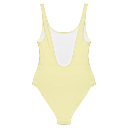 Badlands One-Piece Swimsuit in lemon meringue