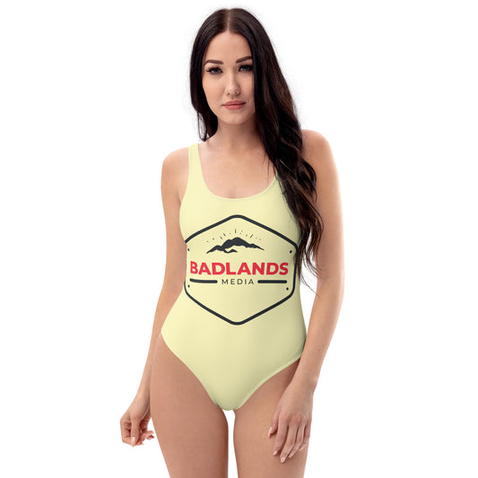 Badlands One-Piece Swimsuit in lemon meringue