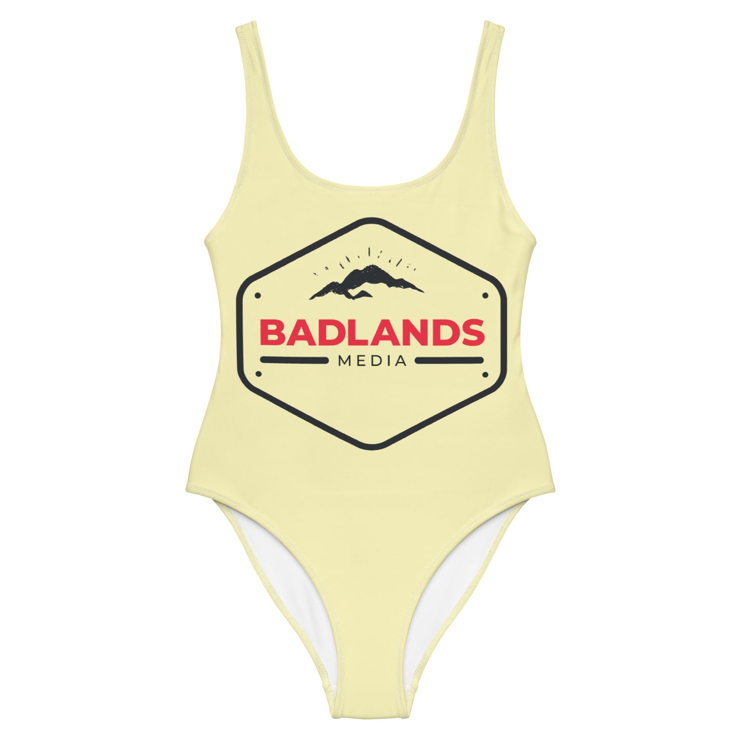 Badlands One-Piece Swimsuit in lemon meringue