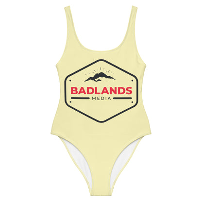 Badlands One-Piece Swimsuit in lemon meringue