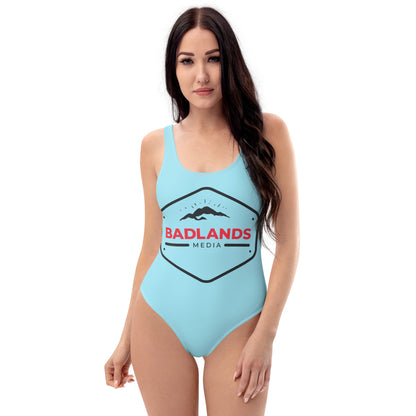 Badlands One-Piece Swimsuit in blue raspberry