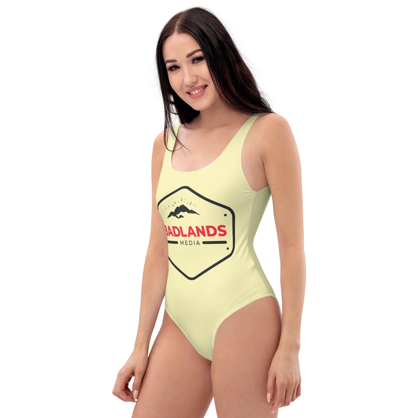 Badlands One-Piece Swimsuit in lemon meringue