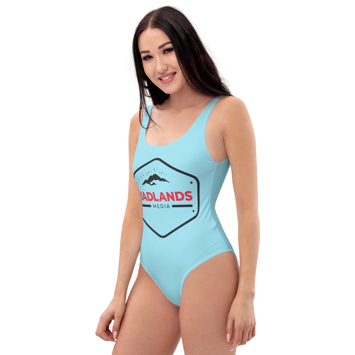 Badlands One-Piece Swimsuit in blue raspberry