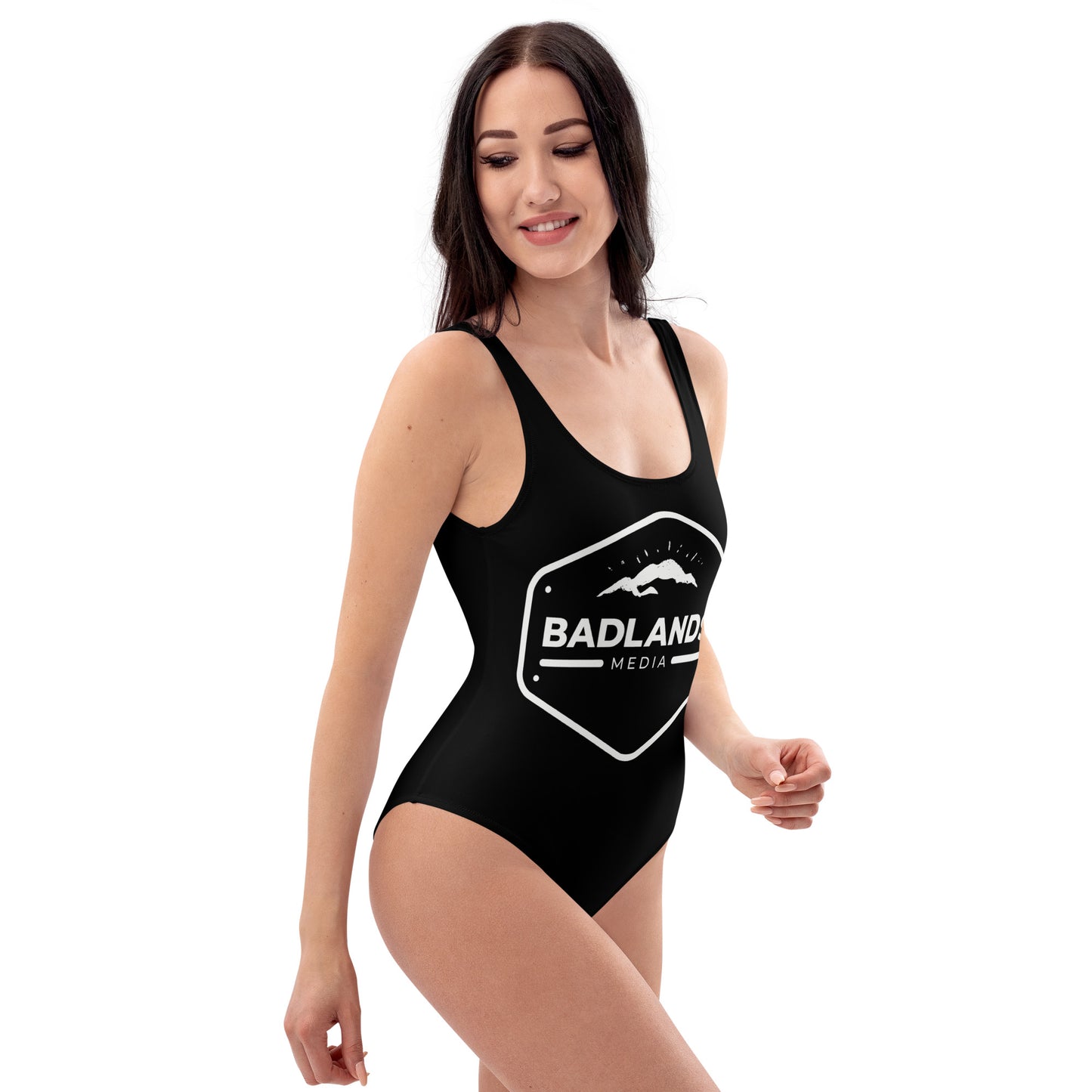 Badlands One-Piece Swimsuit in black