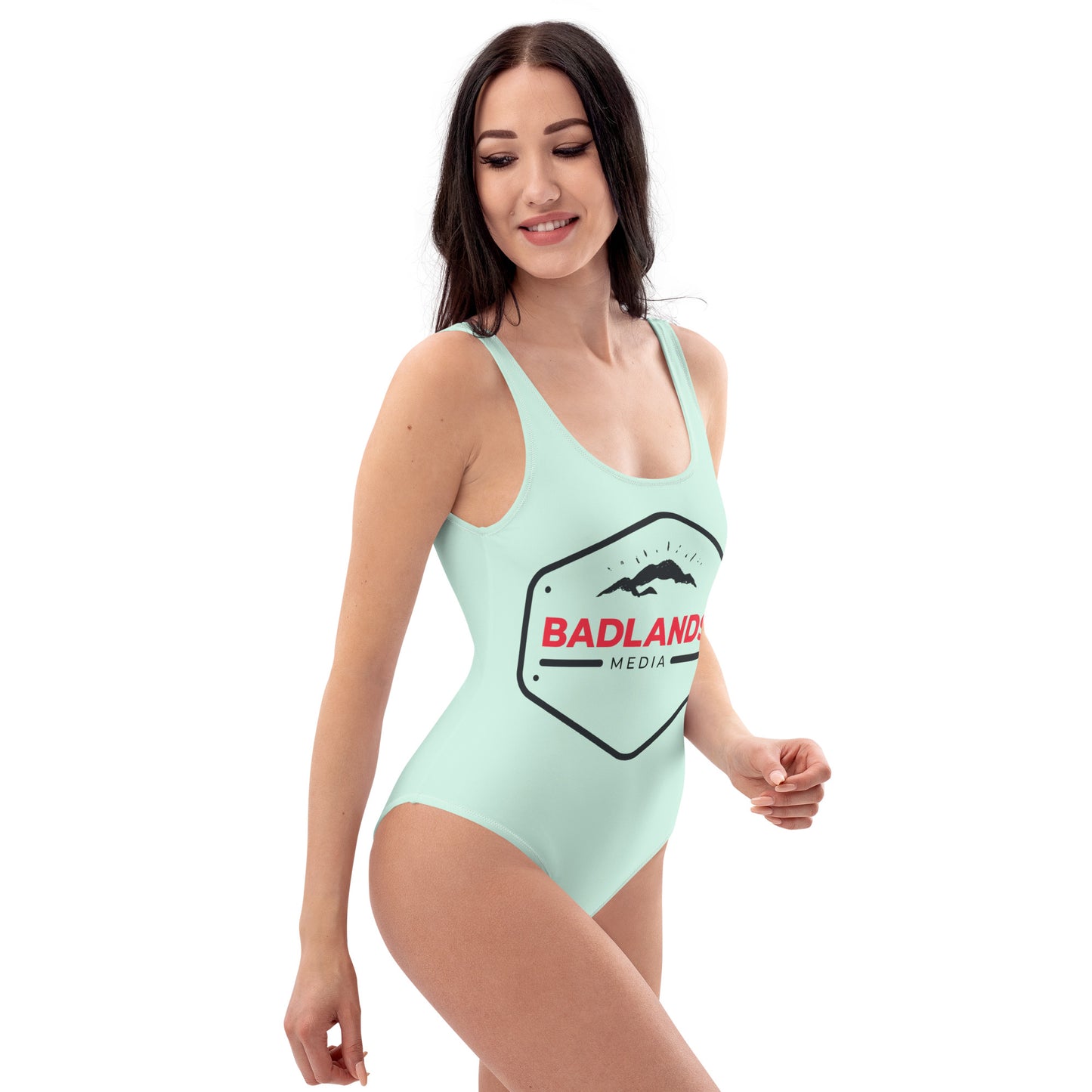 Badlands One-Piece Swimsuit in mint chip