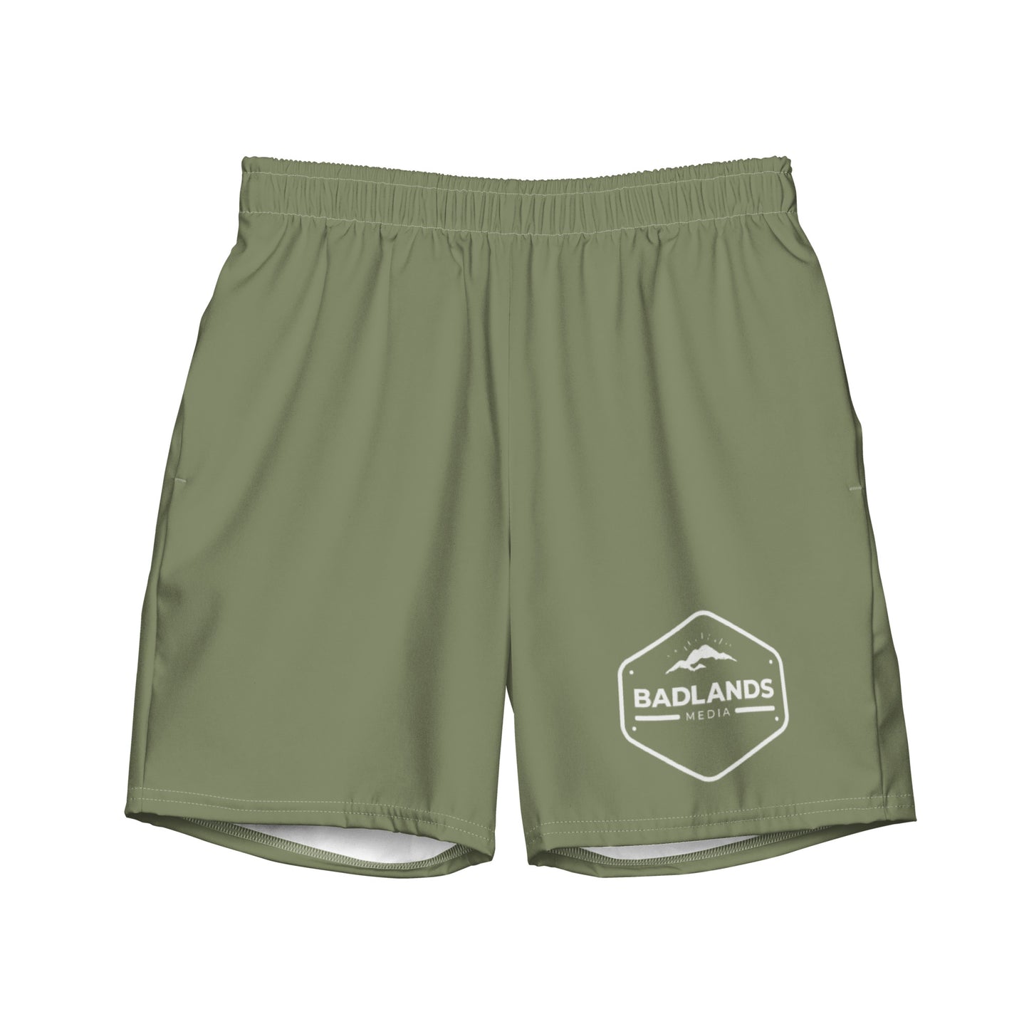 Badlands Men's Swim Trunks in army green