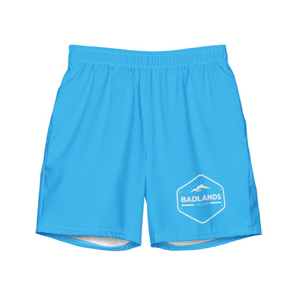 Badlands Men's Swim Trunks in electric blue