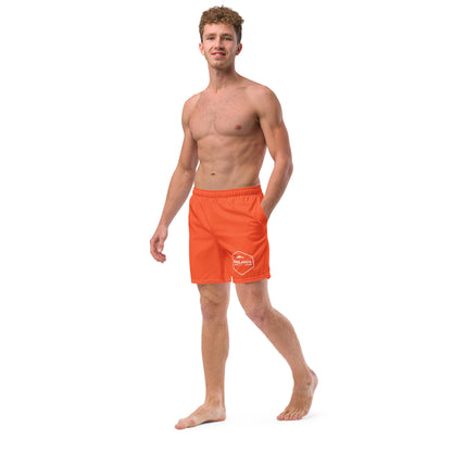 Badlands Men's Swim Trunks in electric orange