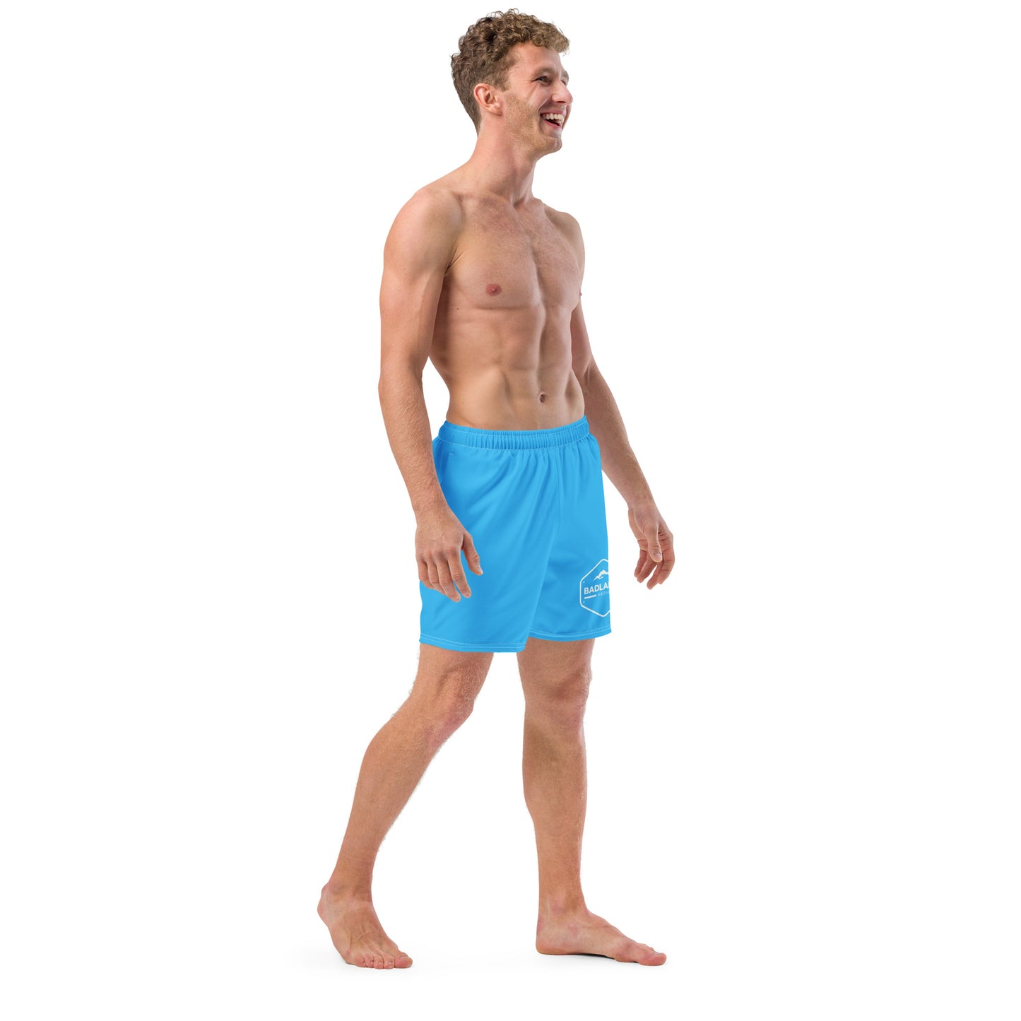 Badlands Men's Swim Trunks in electric blue