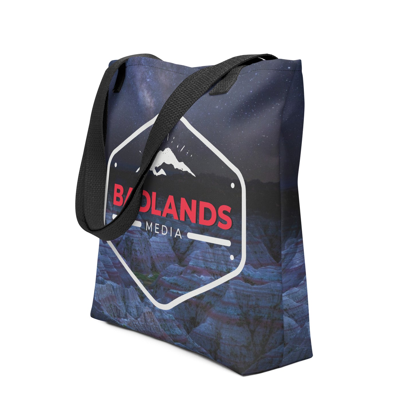 Badlands Tote in midnight nebula