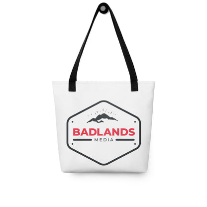 Badlands Tote bag in white