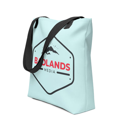 Badlands Tote Bag in blue ice