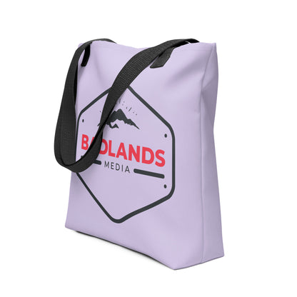 Badlands Tote Bag in grape sherbet