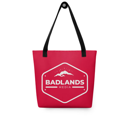 Badlands Tote Bag in cherry