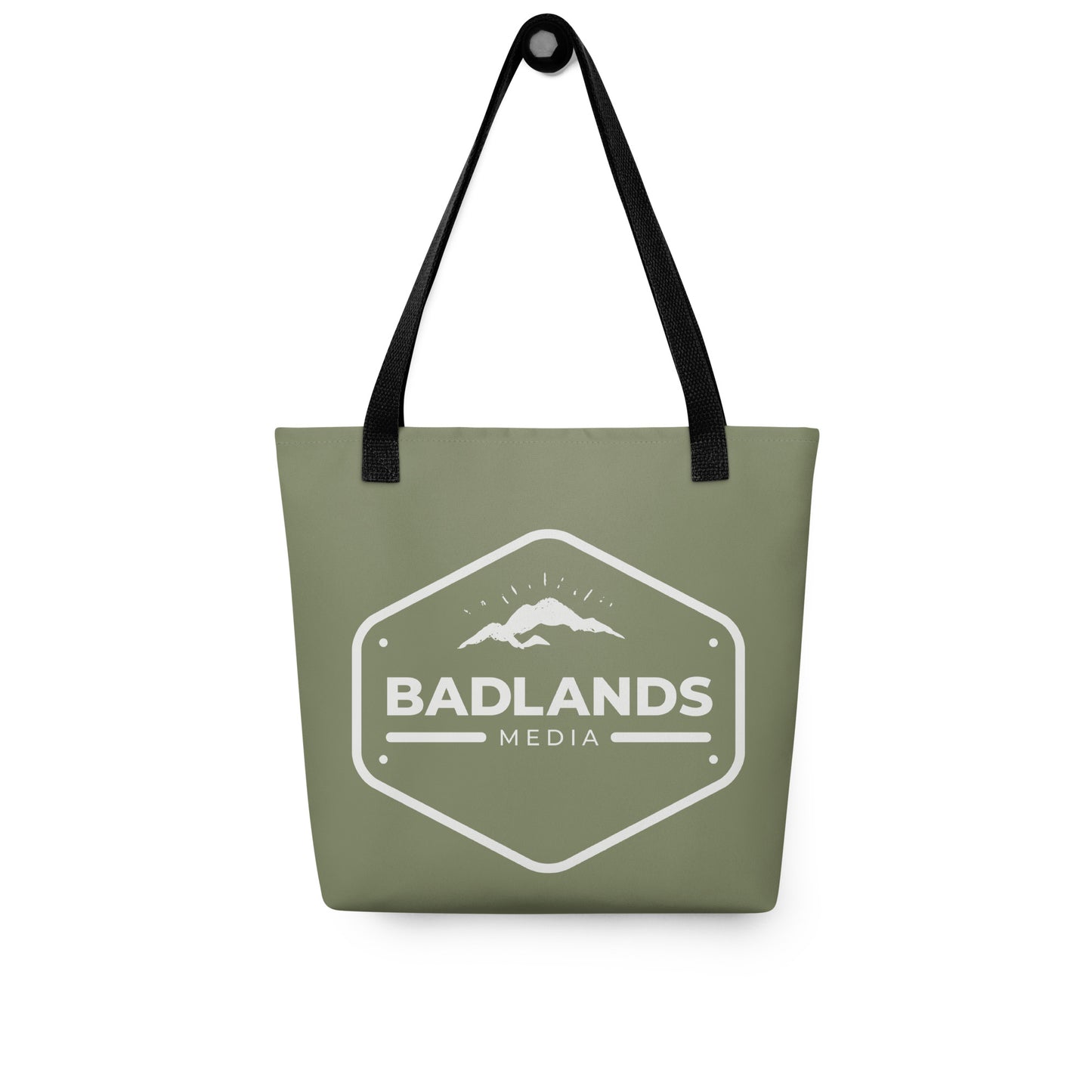 Badlands Tote Bag in olive