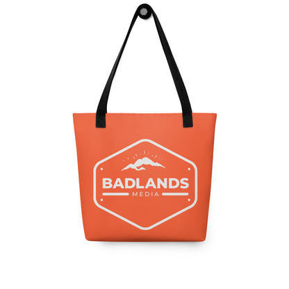 Badlands Tote Bag in tangerine